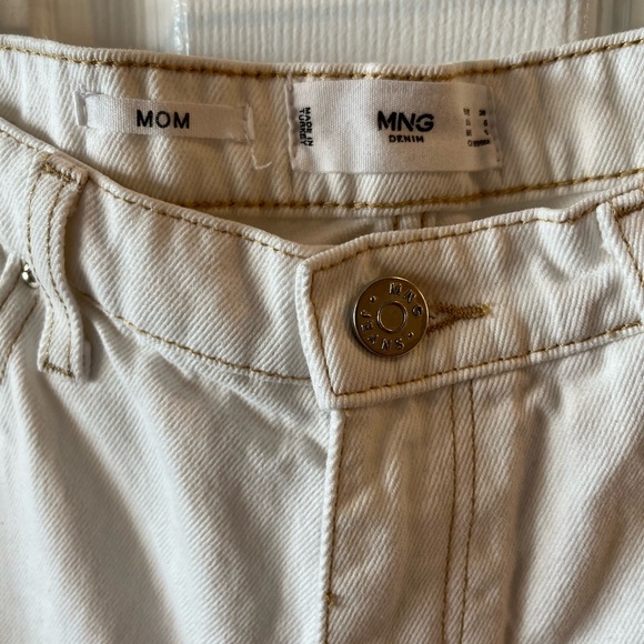 Mango MNG Denim Mom High-Waist Jeans sz 6 - Picture 4 of 12